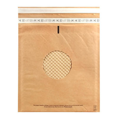 Recyclable Paper Padded Mailer Brown Biodegradable Padded Envelopes Customized