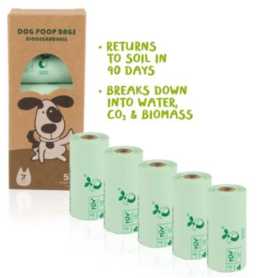 Compostable Mailing Bag PLA Material Flexiloop Handle Customizable Color And Size