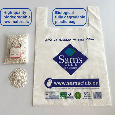 Customizable Compostable Mailing Bag Matte PLA Compostable Bags Eco Friendly With Flexiloop Handle