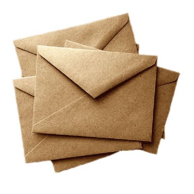 Custom Size Printable Recycle Color Black White Brown Kraft Paper Envelope