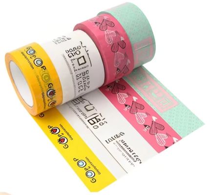 耐久性のあるボップパッキングテープ 強い粘着性のある色の粘着テープ