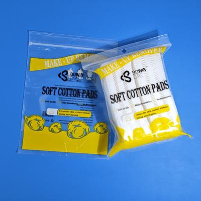 Gravure Printing CPE Zipper Bag Customized Clear Stand Up Bags Dustproof For Tea Nuts