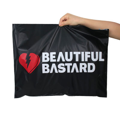 Black Waterproof Mailing Bags Biodegradable PLA PBAT Bag Customized