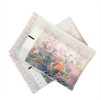 Decorative Floral Bird Pattern Waterproof Self-Sealing Bubble Mailing Bag For Packaging